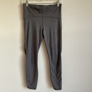 Lululemon Train Times 7/8 Leggings Women's Size 8 Gray / Gray Mesh